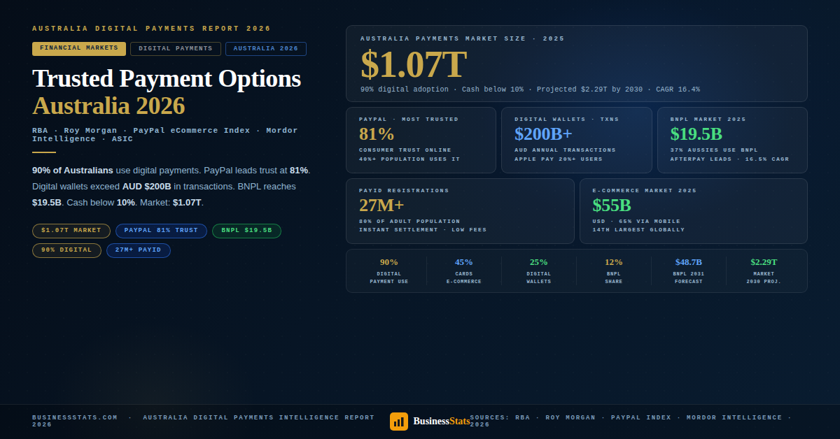 90% Digital — Trusted Payment Options Australia 2026