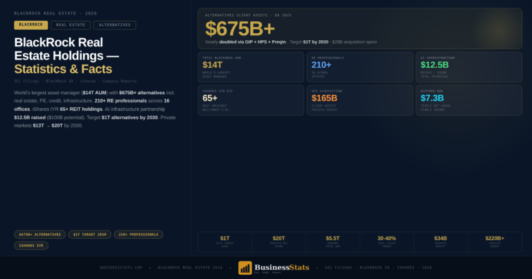 $675B Alternatives — BlackRock Real Estate Holdings 2026