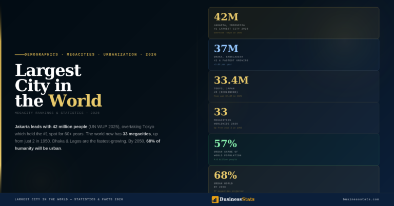 Largest City in the World — Statistics & Facts 2026